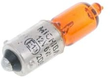 VICMA Glühlampe orange H6W BAX9s 12V 6W, Glühbirne für Blinker mit Klarglas | Orange H6W 12V 6W mit BAX9s Sockel für klares bzw. weißes Blinkerglas; Sockel mit Produktfoto vergleichen, Lampentyp prüfen.