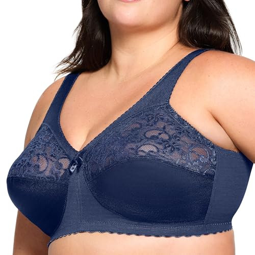 Glamorise MagicLift Original Support Wirefree Bra 1000 (Women's & Women's Plus) Blue