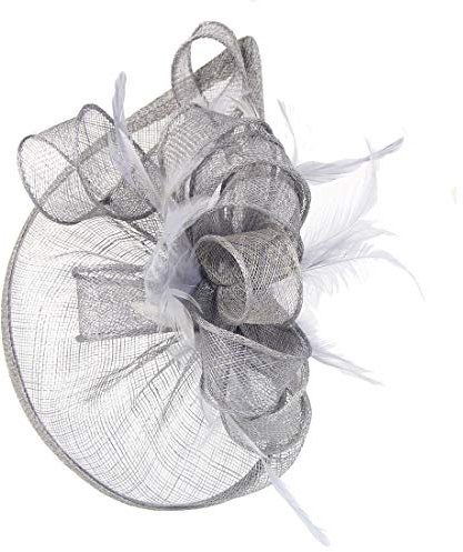 Ulalaza Frauen Fascinators Hut Haarspange Feder Hochzeit Braut Cocktail Hut Derby Kirche Bankett f¨¹r M?dchen