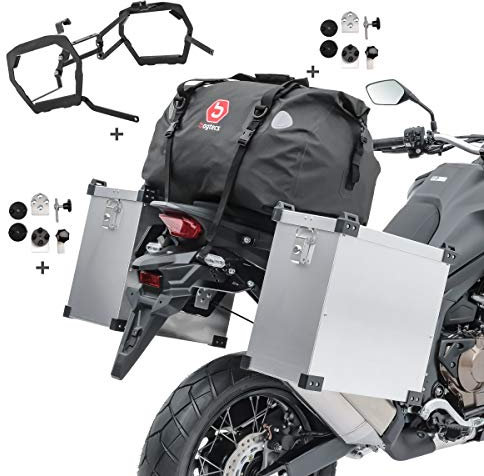 Alu Koffer Set kompatibel mit Yamaha Tenere 700 19-24 Namib75 + Hecktasche