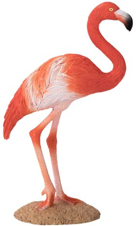 MOJO Figura de Juguete de Animales de Vida Silvestre de Flamenco Americano
