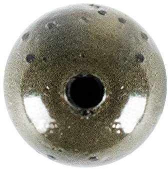 Magnetische Perlen für Texas-Rig, Carolina-Rig, LMAB Force Beads, Finesse-Rig Stopper Set, Angel-Zubehör, Barsch-Angeln & Zander-Angeln (6 mm, Green Pumpkin)