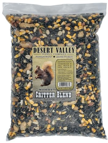 Desert Valley Critter Blend, All Natural Premium Wildlife and Wild Bird Food for Squirrels, Rabbits, Chipmunks Jays, Grosbeaks and More (3 Pounds)