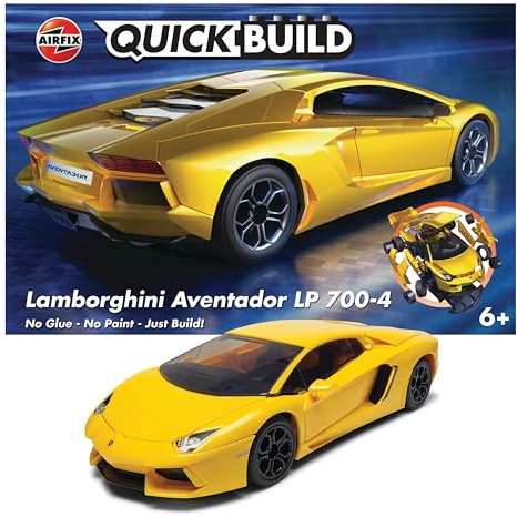 Airfix QUICKBUILD Lamborghini Aventador - Yellow