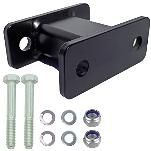 XIMPLIO Anhängerkupplung Verlängerung 100 mm Hakenverlängerung Adapter für Flanschkugel AHK 2 Loch 90 mm Lochabstand
