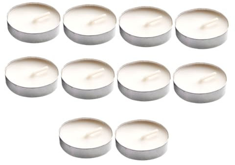 Velas de Té sin Humo 20 Piezas para Conservar el Calor del Té