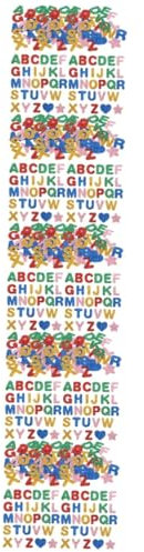 STOBOK 5stücke Glitzer Alphabet Sticker Selbstklebende Buchstaben Aufkleber Für Scrapbooking Grußkarten Und Bastelprojekte Pro Packung Vielseitig Einsetzbar Und Einfach Zu Handhaben