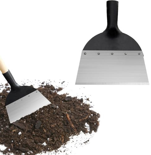 May Huang Pelle de Nettoyage multifonctionnelle, Pelle de Nettoyage de Jardin, Outillage de Jardin, Dispositif de Désherbage, Pelle grattoir de Jardin pour Espace Extérieur, Maison, Ferme
