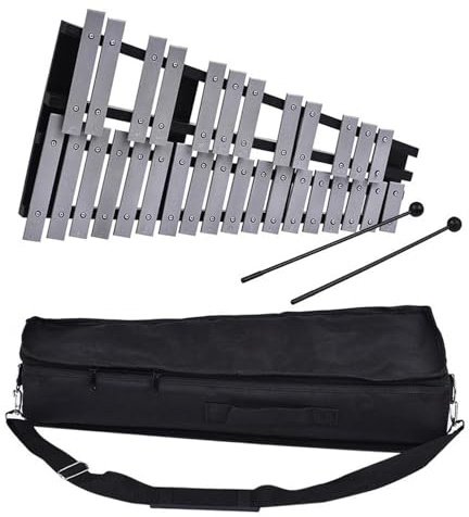 Professional Xylophone Faltbare 30 Hinweis Glockenspiel Xylophon Holz Rahmen Aluminium Percussion Musical Instrument Geschenk