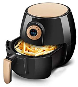 MZGDONGF Freidora de Aire, freidora de Aire pequeña, freidora de Aire con Menos Aceite, Horno de freidora de Aire de 1200 W, Horno para Pizza, Cesta para freír Antiadherente, protección contra