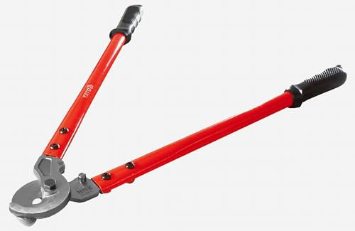 Kraft Kabelschere Kabelschneider Kabelzange Drahtschneider Kraftschere 370/580 / 770mm, Größe:250mm² / 580mm lang/YT-18611