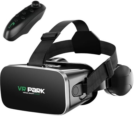 Dittybuy Visore Realtà Virtuale - Occhiali 3D VR per Cellulare, Anti-Blue Light VR Headset Occhiali Realtà Virtuale 3D per Bambino Regalo Adulto, Compatibile con iPhone | Android 4.0-6.7 pollici