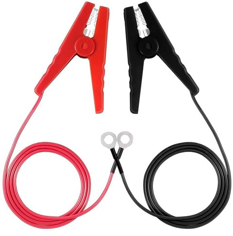 Weidezaun Verbinder - von Kabelverbindern für Elektrozaun, Zaunclips und Brücke, Ladegerät für Solarstecker, Starterkabel mit Krokodilklemme,