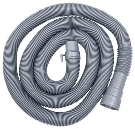 EXCEART Tubo Di Scarico Per Lavatrice 2 Pezzi 2 m Connettori 32-42 Mm Tubo Flessibile Ondulato Prolunga Per Scarico Lavatrice Adattabile Per Ambienti Complessi