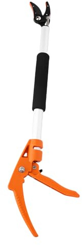 NOENNULL 0,6 M Obstpflücker-Schere, Professionelle Obstpflücker-Gartenschere, Lange Baumschere, Baumschere, Obstpflücker für Kaki, Gurke, Traube, Pfirsich