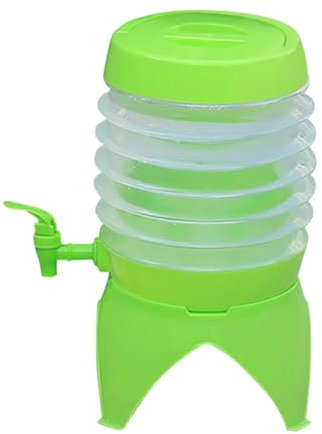 Bollitore elettrico, pieghevole, 3,5 litri, senza BPA, PET, pieghevole, per auto, verde