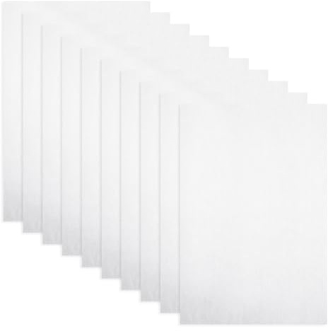 10 Stück Doppelseitige Klebefolie, Bügelvlies Beidseitig Haftend zum Aufbügeln, 20x30cm Patches Klebende Bügeleinlage, Doppelseitige Bügelbilders, Patch Bügeleisen Applikation für Stoff Kleidung Nähen