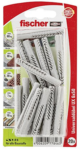 Fischer Universaldübel UX 6 x 50 K SB-Karte, 077846