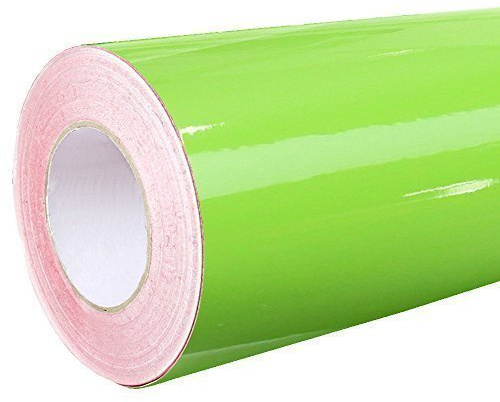 4,41€/m² Rapid Teck® Glanz Folie - 063 Lind Gruen - Klebefolie - 5m x 63cm - Plotterfolie - selbstklebende Folie - auch als Moebelfolie - Dekofolie