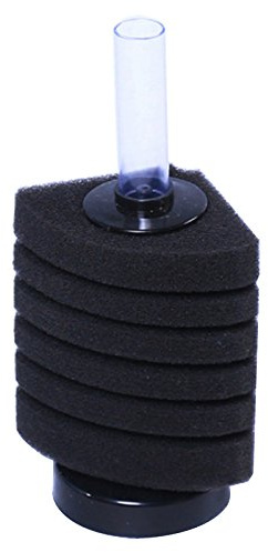 AQUANEAT Aquarium Bio Corner Sponge Filter, for Breeding Shrimp Nano Fish Tank, up to 15Gal