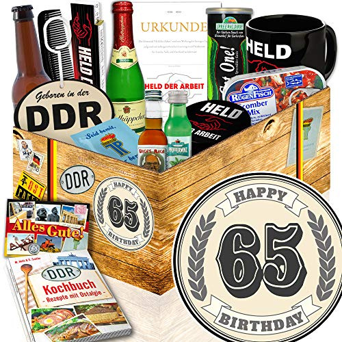 Geburtstagsgeschenk 65. / Geschenke zum 65 Geburtstag Frauen/Ostpaket Männer