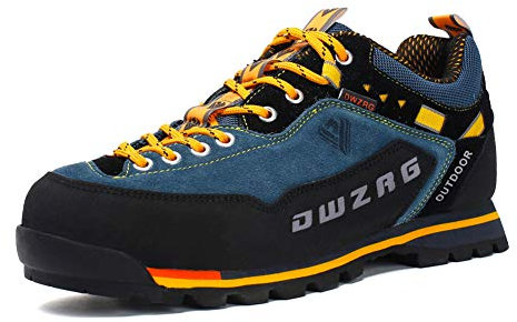 Classic Pink Herren Trekking Wander Schuhe Bergschuhe Rutschfeste Atmungsaktive Low Top Outdoor Sneaker Gelb 43 EU