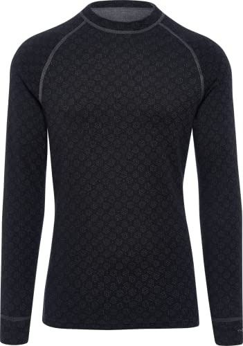Thermowave Xtreme Maglia Termica Uomo Manica Lunga in Lana Merino – Intimo Termico Uomo Invernale Traspirante 220 gsm Super Morbido Ad Asciugatura Rapida, Biancheria per Alte Prestazioni, M