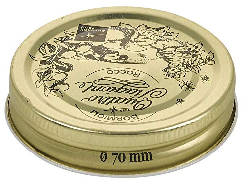 Metal Gold Jam Pickling Jar Replacement Airtight Lid Sets (10 (70mm))