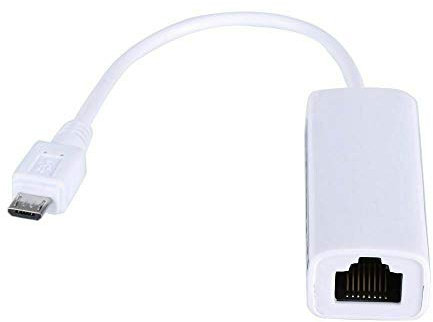 Multibao 5pin Micro USB 2.0 to RJ45 10/100Mbps Network Lan Ethernet Adapter Converter