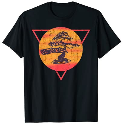 Bonsai-Baum, japanische Kunst, buddhistischer Garten-Bonsai-Baum T-Shirt
