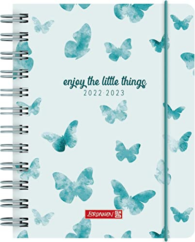 Brunnen Skolkalender Butterfly 2022/2023 A6 1 sida = 1 dag: 1 sida = 1 dag, Sa. + Så på ena sidan, 1071755043, motiv: Fjäril
