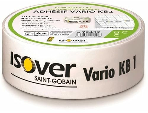 Isover Adhésif de recouvrement VARIO KB1-60mm x 40m - Droguerie