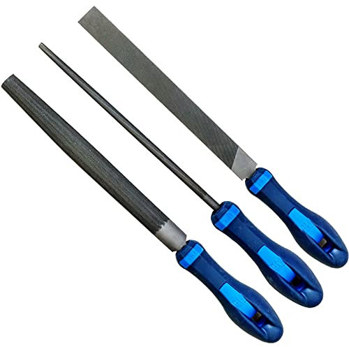 ZPECIAL Handwerkzeug-Sets, Metallfeilen-Set, Feilen-Set inklusive Flacher runder Halbrunder Feile, Holzraspelfeile for die Formung von Holz- und Metallmodellen (Größe: 310 mm)