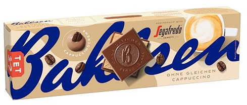 Bahlsen Ohne Gleichen Cappuccino, 125 g, Knusprige Waffeln mit Kaffee-Milchcremefüllung und Vollmilchschokolade (1 x 125 g)