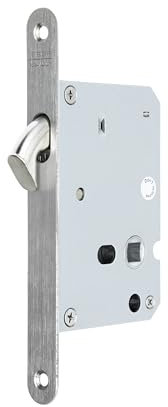 Tesa Assa Abloy CEPRIVCORIS Serrure pour porte coulissante inoxydable ronde