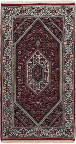 Nain Trading Indo Bidjar 70x126 Handgeknüpft Orientteppich Teppich Wolle Indien