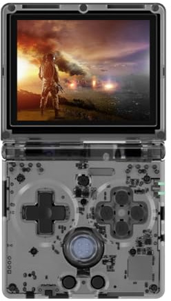 JUCHRZEY Console Portatile for ANBERNICs RG35XXSP, Schermo IPS da 3,5 Pollici, Giocattolo Retro da 64G con Supporto Streaming, WIFI, Bluetooth e Uscita HDMI for TV