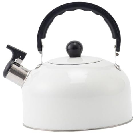 Cabilock Bouilloire Sifflante Inox Alimentaire Avec Grand Bec Compatible Cuisinière Gaz Et Électrique Poignée Ergonomique Sécurisée Pour Thé Et Eau Chaude