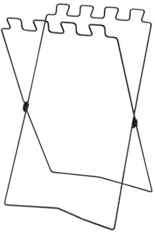 BOJHGO Soporte para Bolsas De Basura Estante for Bolsas de Basura, Soporte portátil for Bolsa de Basura, Marco de Alambre Plegable for Camping, Picnics, Uso de Cocina(Black)