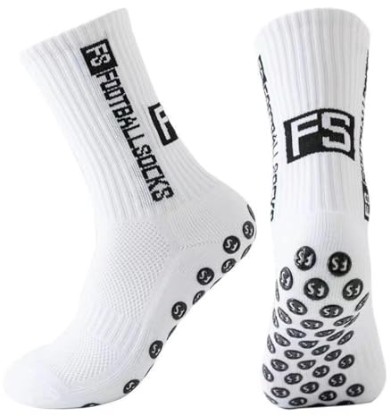 MLPKOI 4 Pares Calcetines de Fútbol para Hombre, Calcetines Antideslizantes Futbol, Transpirables, cCalcetines Deportivos Antideslizantes, cCalcetines Futboll