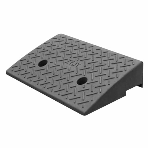 Rampe En Caoutchouc, Rampes D'allée De Chargement Lourd, Rampe De Seuil Portable Pour Voitures, Vélos, Motocyclettes, Fauteuils Roulants, Tondeuses À Gazon, Animaux De Compagnie (hauteur 4cm / 1.57in)
