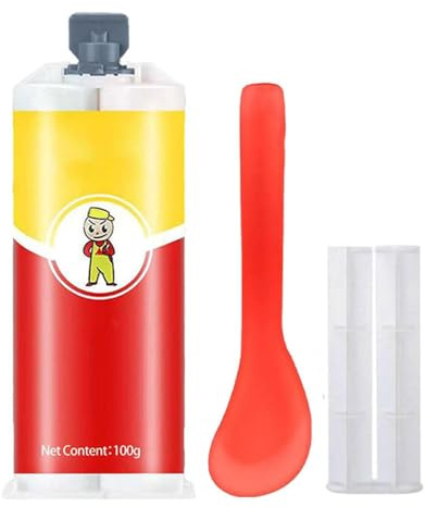 Colle De RéParation Universelle à SéChage Rapide Et Ultra-RéSistante,AdhéSif De Soudage Pour MéTaux Haute RéSistance,Pour Percer, Modeler, Poncer Et Polir - Fixation,Pour MéTal,Pvc,Plastique (1PCS)