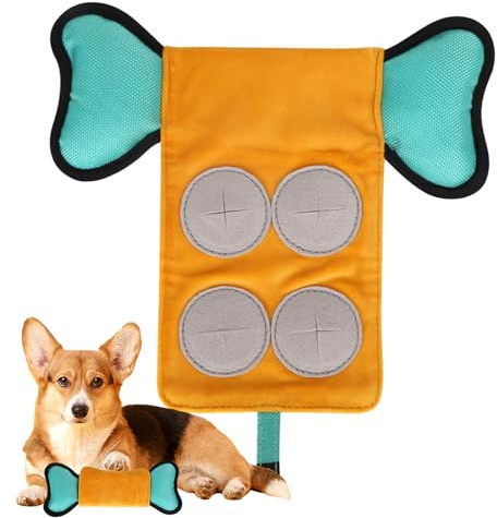 Dopsyesn Hundefutterautomat Spielzeug - Denkspielzeug Für Hunde Mit Leckerliausgabe | Geräusche Verlangsamter Futterspender Denkspiele Welpen Mittelgroß Groß Training