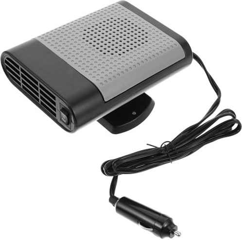 Mini 12V Car Heater and Defroster Portable Electric Heating Fan Windshield Demister for Window Defogging and Heating