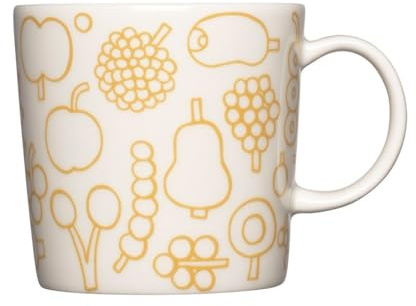 Iittala Porzellanbecher Birdie aus der Oiva Toikka Kollektion in der Farbe Gelb, 0,3L, 1062498