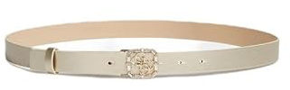 GUESS Damen Not Rev Adjustable P Gürtel, beige, S