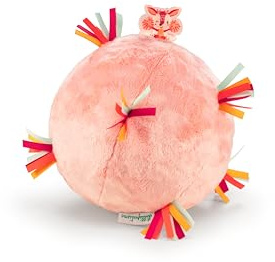 Lilliputiens - Klangball Stella - Musikalischer Aktivitätsball aus Stoff für Babys und Kleinkinder - Fördert sensorische Wahrnehmung und Motorik - Frühförderndes Spielzeug - Ab 6 Monaten - 83396