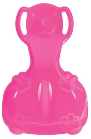 Prosperplast Polo Bear 2 Schneerutscher aus Kunststoff Schnee Poporutscher Porutscher Schneeflitzer für Kinder (Rosa)