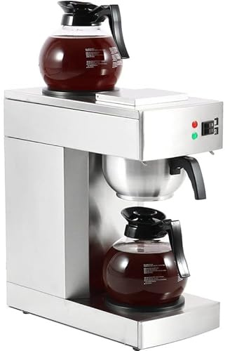Stalwart DA-RB386 Commercial Filter Coffee Maker Manual Fill 2 Glass jugs 2 hotplates