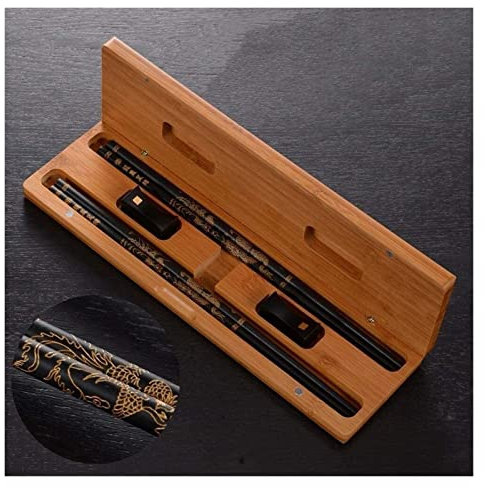Bacchette Sushi, Bacchette Cinesi Lavabili Bacchette-bacchette Di Ebano, Stoviglie Asiatiche Di Alta Qualità, Portatili, Antiscottatura, Realizzate In Puro Legno, For La Casa, Bacchette For Confezioni